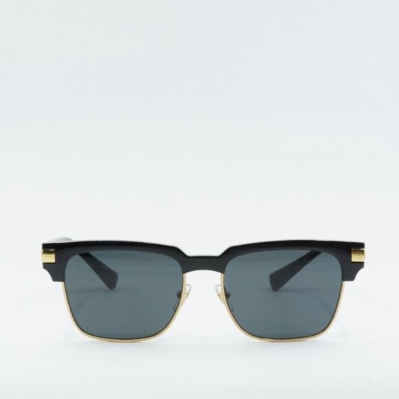 NEW VERSACE VE4447 GB1/87 BLACK DARK GREY SUNGLASSES - Picture 2 of 11